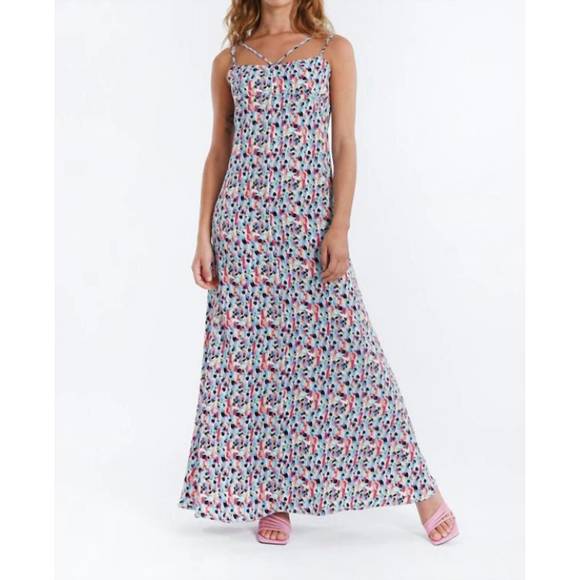 MOLLY BRACKEN Dresses & Skirts - NEW MOLLY BRACKEN ladies long printed woven dress in black dany